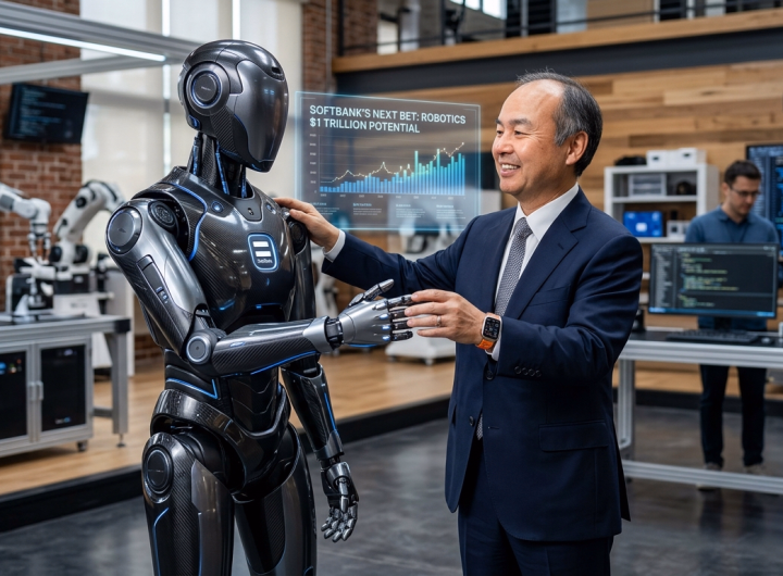 Masayoshi Son robotics trillion dollar bet 2026