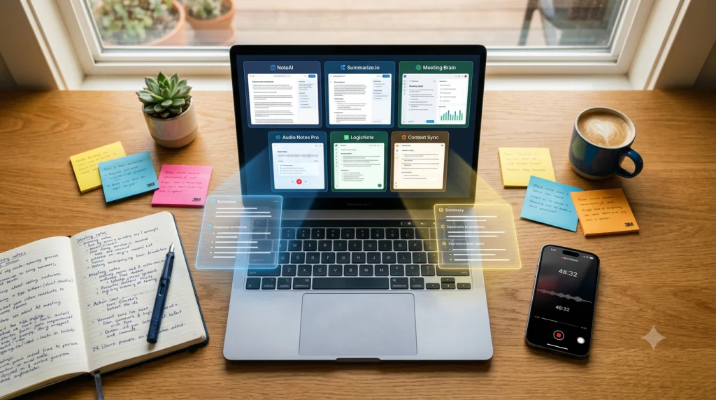 best AI note taker tools comparison 2026