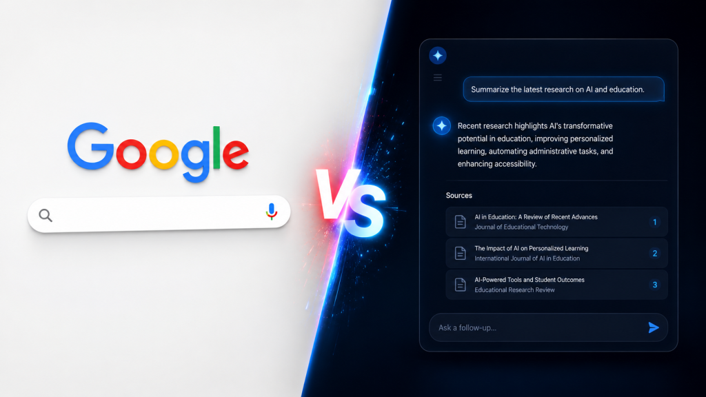 Perplexity vs Google Search 2026