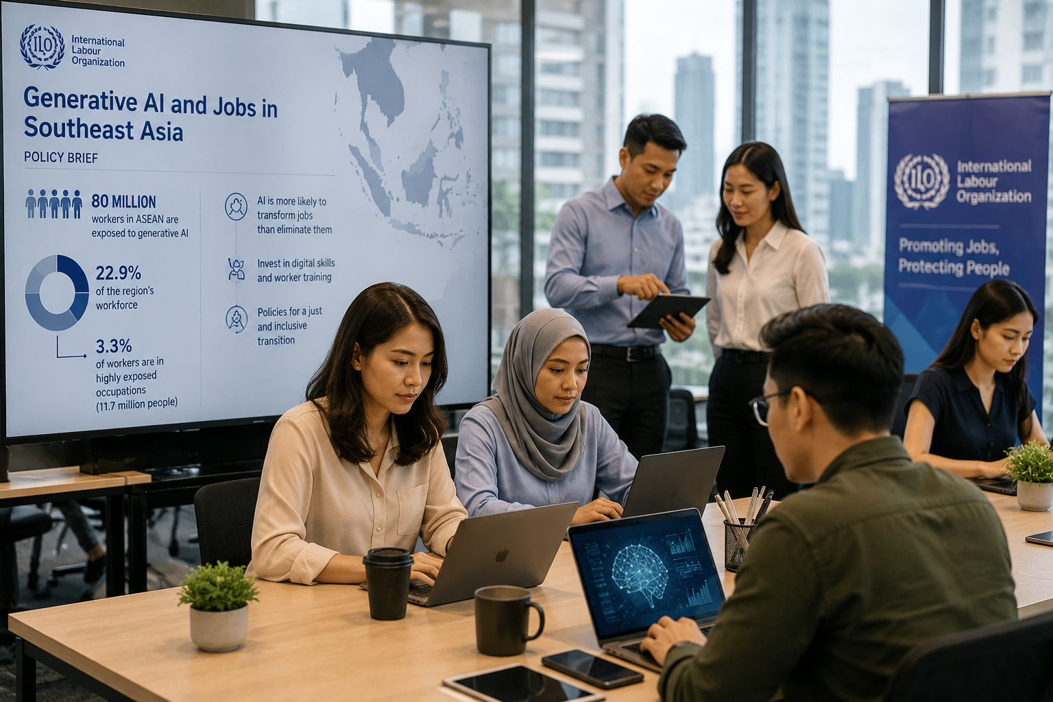 AI Will Reshape Millions of Jobs Across Southeast Asia, ILO Says